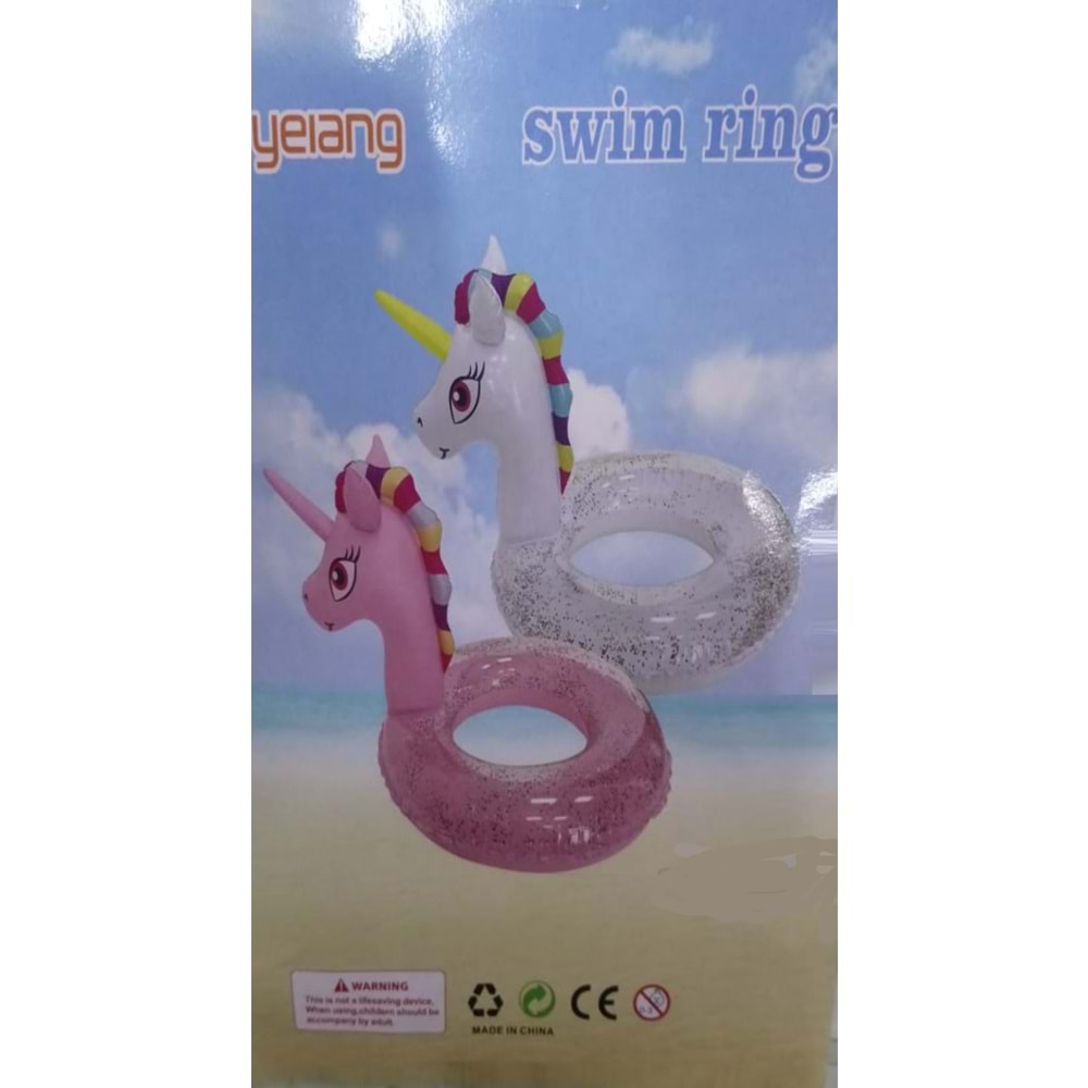Sea&Sun 70 CM Swim Ring Unicorn SİMİT Beyaz